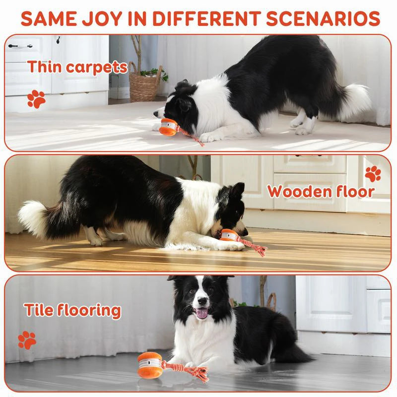 Smart Electric Interactive Pet Toy Ball Automatic Rolling Moving Ball USB Rechargeable Self-Moving Smart Ball Interactive Toys