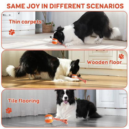 Smart Electric Interactive Pet Toy Ball Automatic Rolling Moving Ball USB Rechargeable Self-Moving Smart Ball Interactive Toys