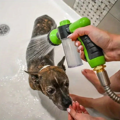 Pet Shower Nozzle Sprayer Hose dog shower Gun Adjustable Pet Wash Cleaning bath Water Foam Soap Sprayer dog clean tools