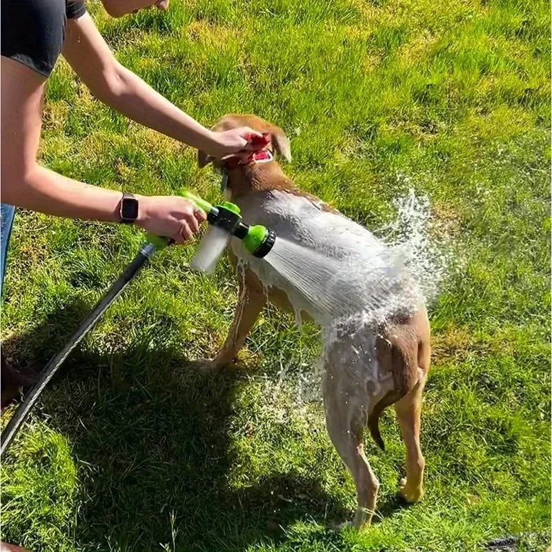 Pet Shower Nozzle Sprayer Hose dog shower Gun Adjustable Pet Wash Cleaning bath Water Foam Soap Sprayer dog clean tools