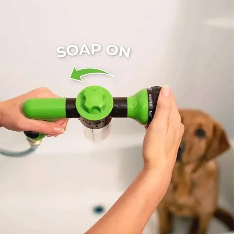 Pet Shower Nozzle Sprayer Hose dog shower Gun Adjustable Pet Wash Cleaning bath Water Foam Soap Sprayer dog clean tools