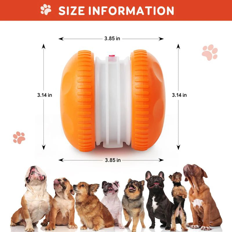 Smart Electric Interactive Pet Toy Ball Automatic Rolling Moving Ball USB Rechargeable Self-Moving Smart Ball Interactive Toys